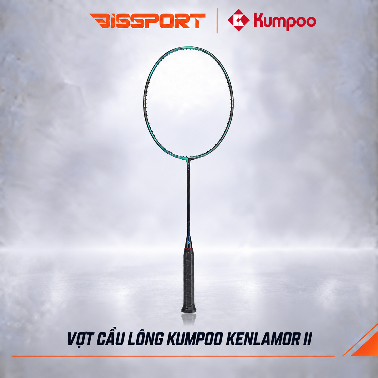Vợt Cầu Lông Kumpoo Kevlamor 2 - Hàng Chính Hãng - Đập Căng, Căng 13kg , Được Chong Wei Khuyến Khích Sử Dụng