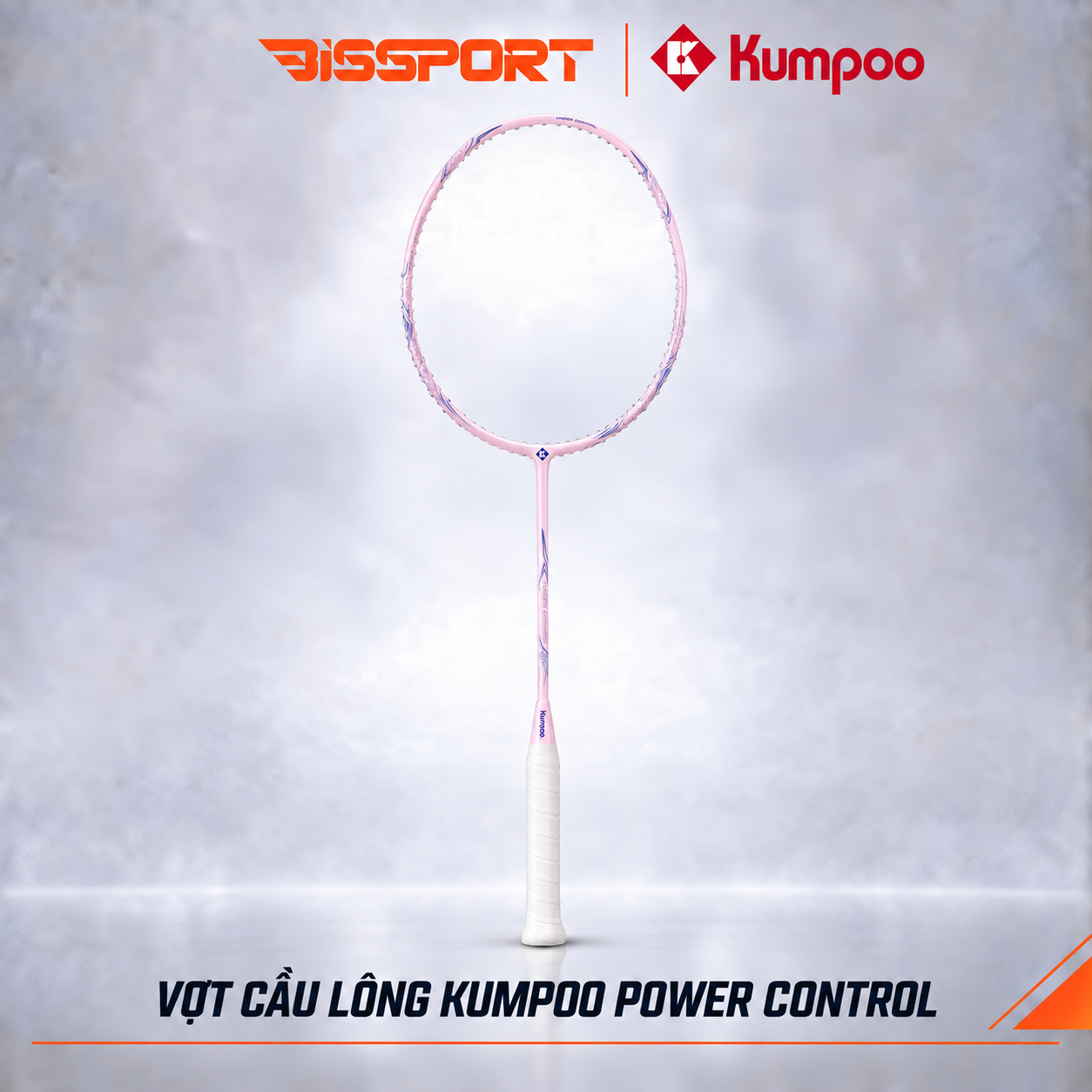 Vợt Cầu Lông Kumpoo Power Control K520 Đen Nâu Chính Hãng - Lối Đánh Công Thủ Toàn Diện - Linh Hoạt Nhanh