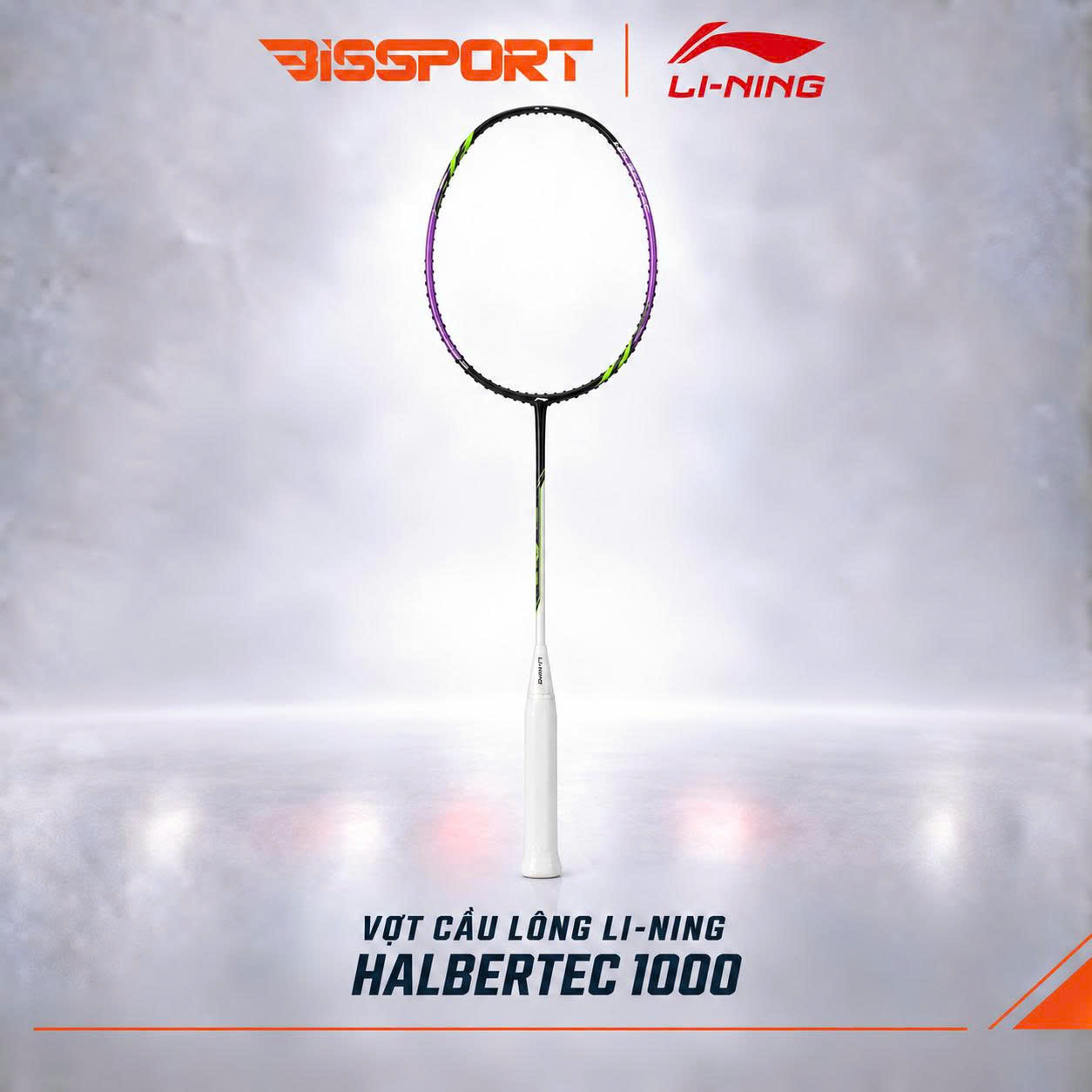 Vợt Cầu Lông Li-Ning Halbertec 1000 Chính Hãng - Kiểm Soát Tốt, Tốc Độ, Linh Hoạt, Chống Rung, Bền Bỉ, Toàn Diện