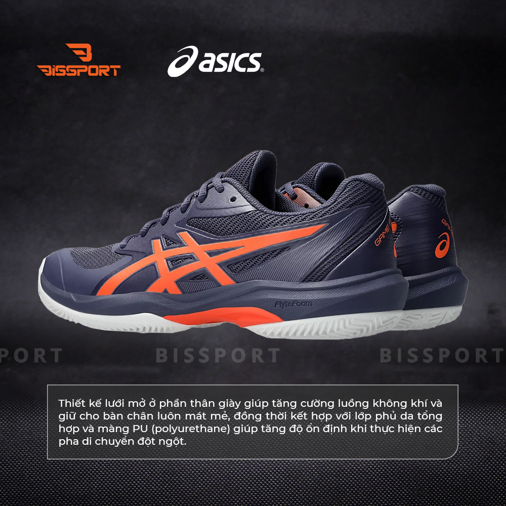 Giày Tennis/Pickleball ASICS GAME FF Chính Hãng – Hồng – Nhẹ, Bám Sân – Công Nghệ GEL™ Giảm Chấn – Thoáng Khí