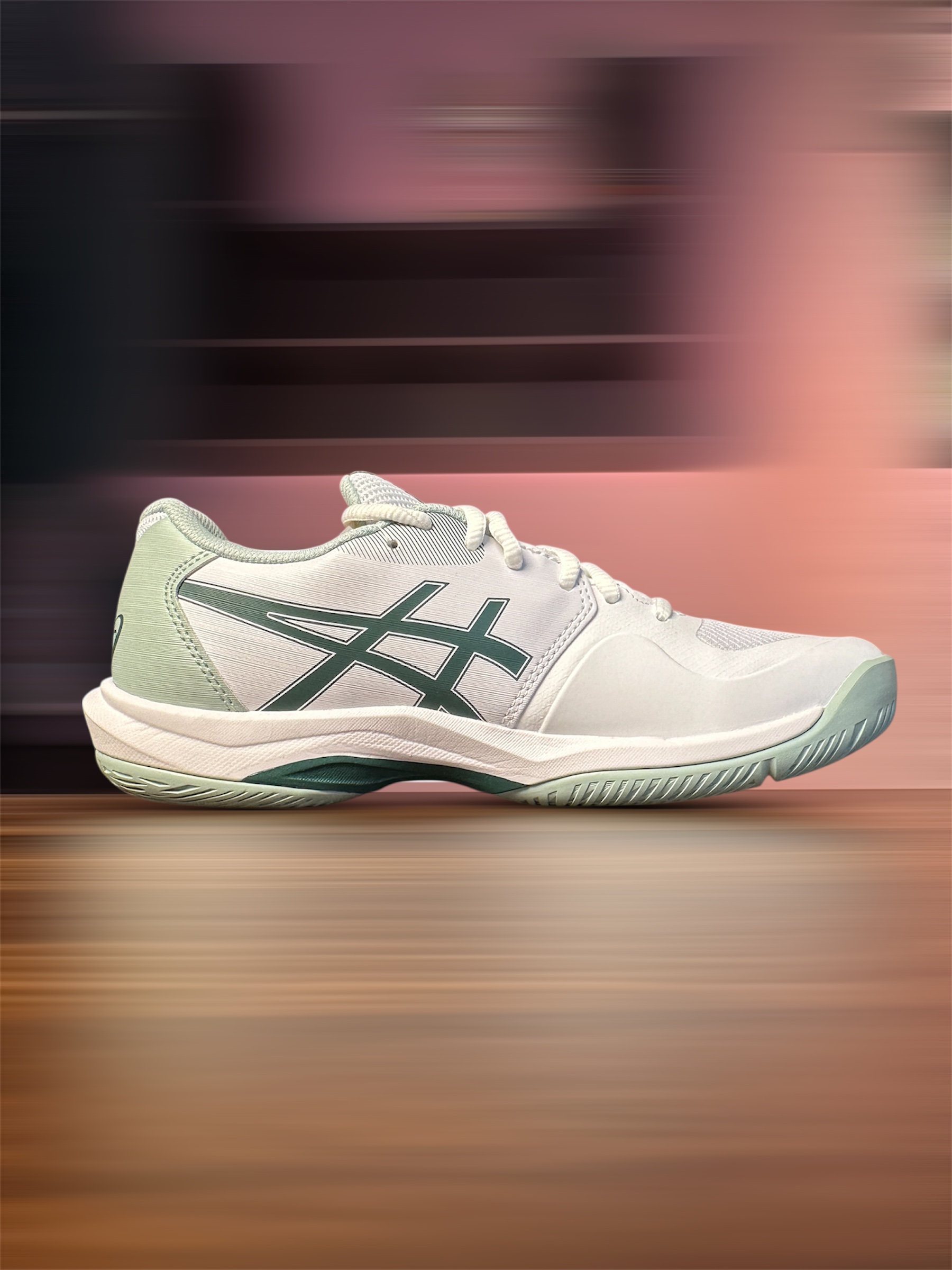Giày Tennis/Pickleball ASICS GAME FF Chính Hãng – Trắng Xanh Matcha – Bám Sân – Công Nghệ GEL™ Giảm Chấn – Thoáng Khí
