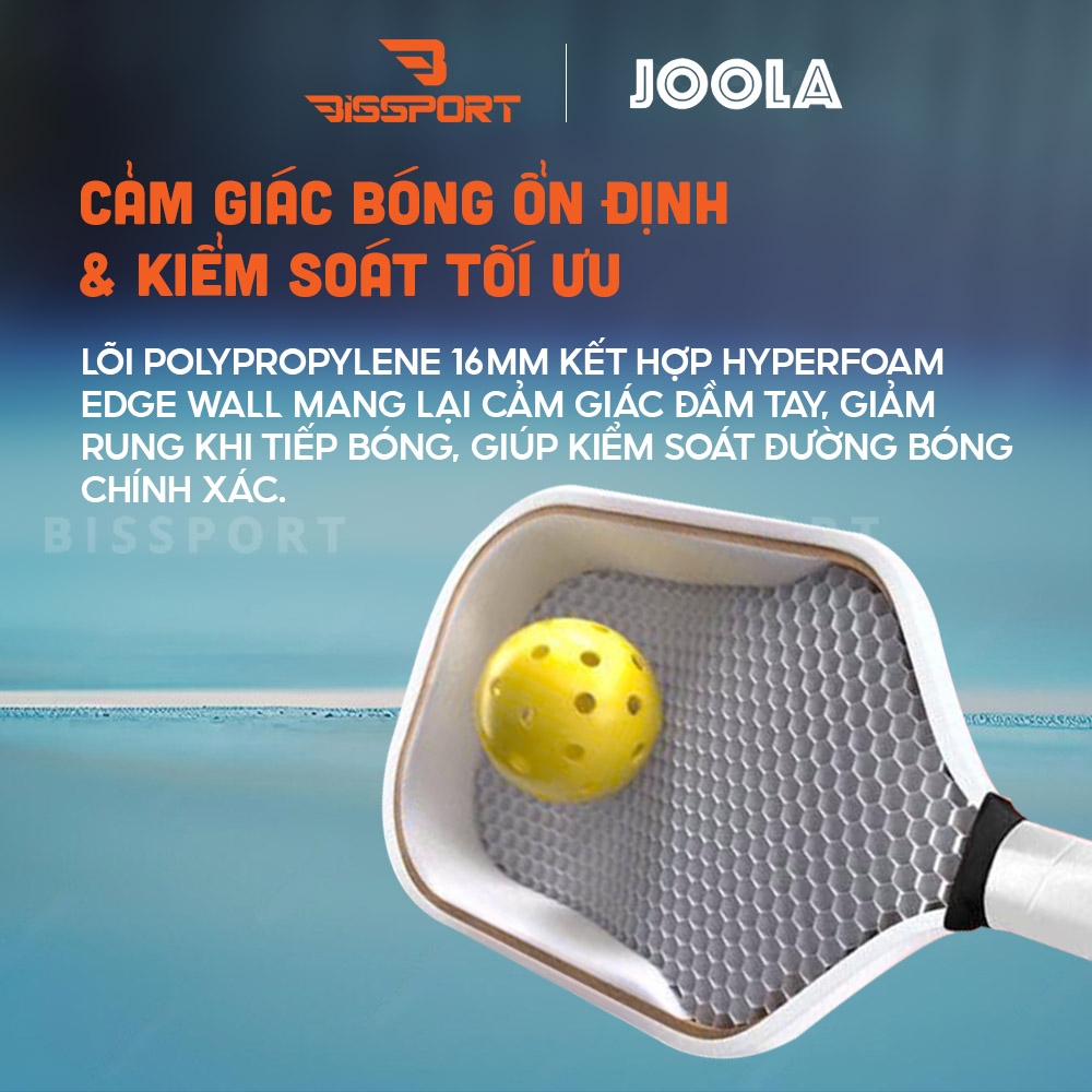 Vợt Pickleball JOOLA Perseus Gen 4 Asia Chính Hãng – Lõi Polypropylene – Mặt Carbon Friction+ – Sweet Spot Rộng - Bền