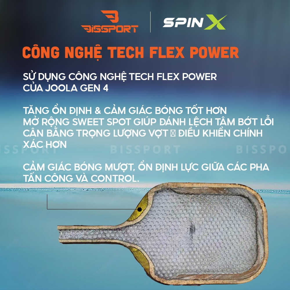Vợt Pickleball SpinX TrueCore 16MM Chính Hãng - Hồng - Ổn Định – Cảm Giác Bóng Rõ – Kiểm Soát - Bề Mặt T700 Carbon