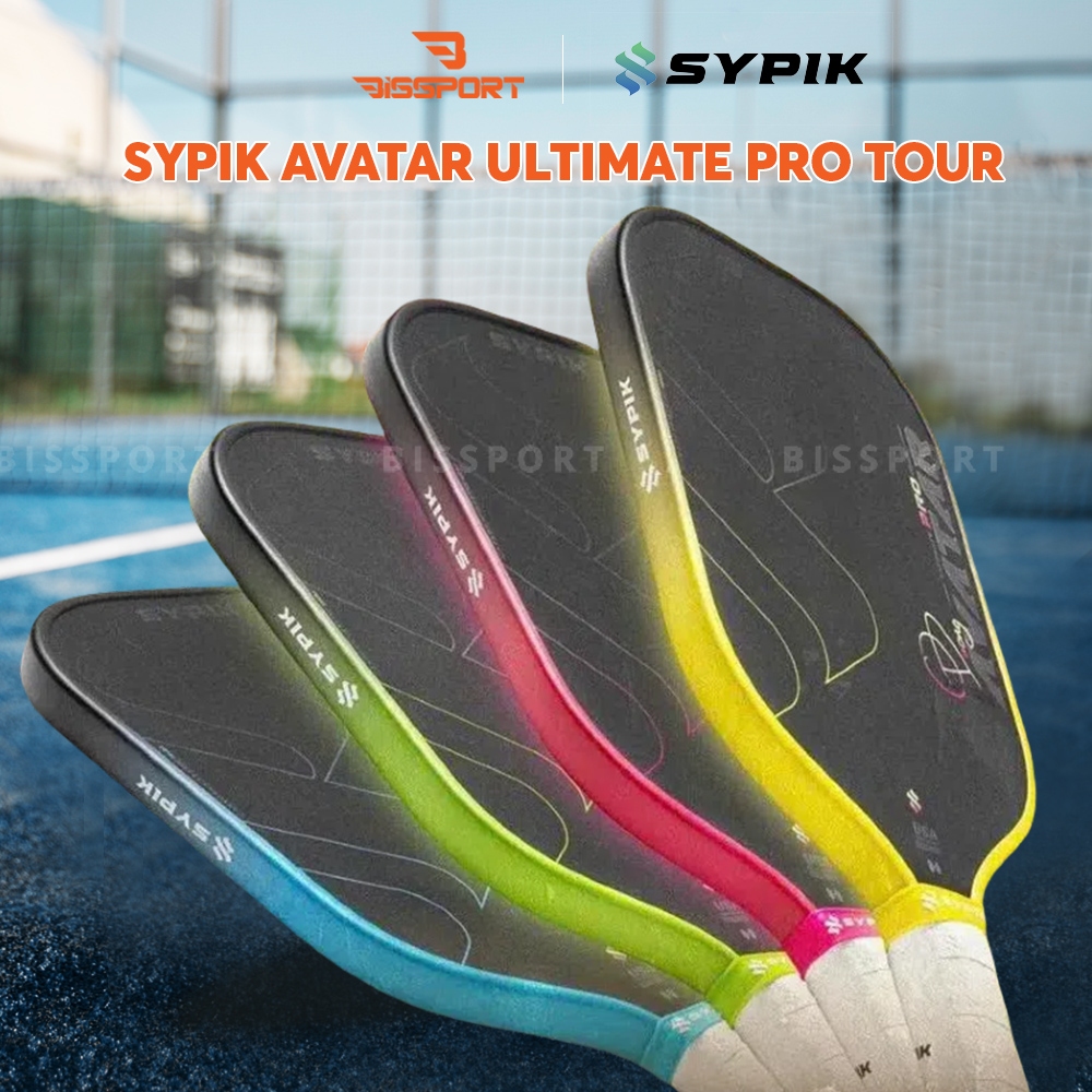 Vợt Pickleball Sypik Avatar 16mm Chính Hãng - Xanh Lá  - Ổn Định - Kiểm Soát Đường Bóng - Mặt Carbon Fiber T700 Phủ Nhám