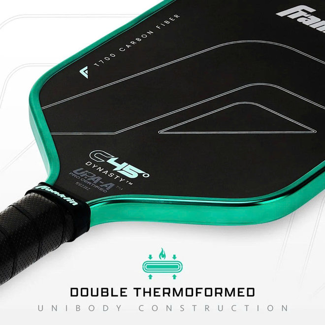Vợt Pickleball Franklin C45 Xanh Hayden Patriquin Chính Hãng - Ổn Định - Bền - Siêu Nhám - Tối Ưu Lối Đánh - Tạo Xoáy Tốt