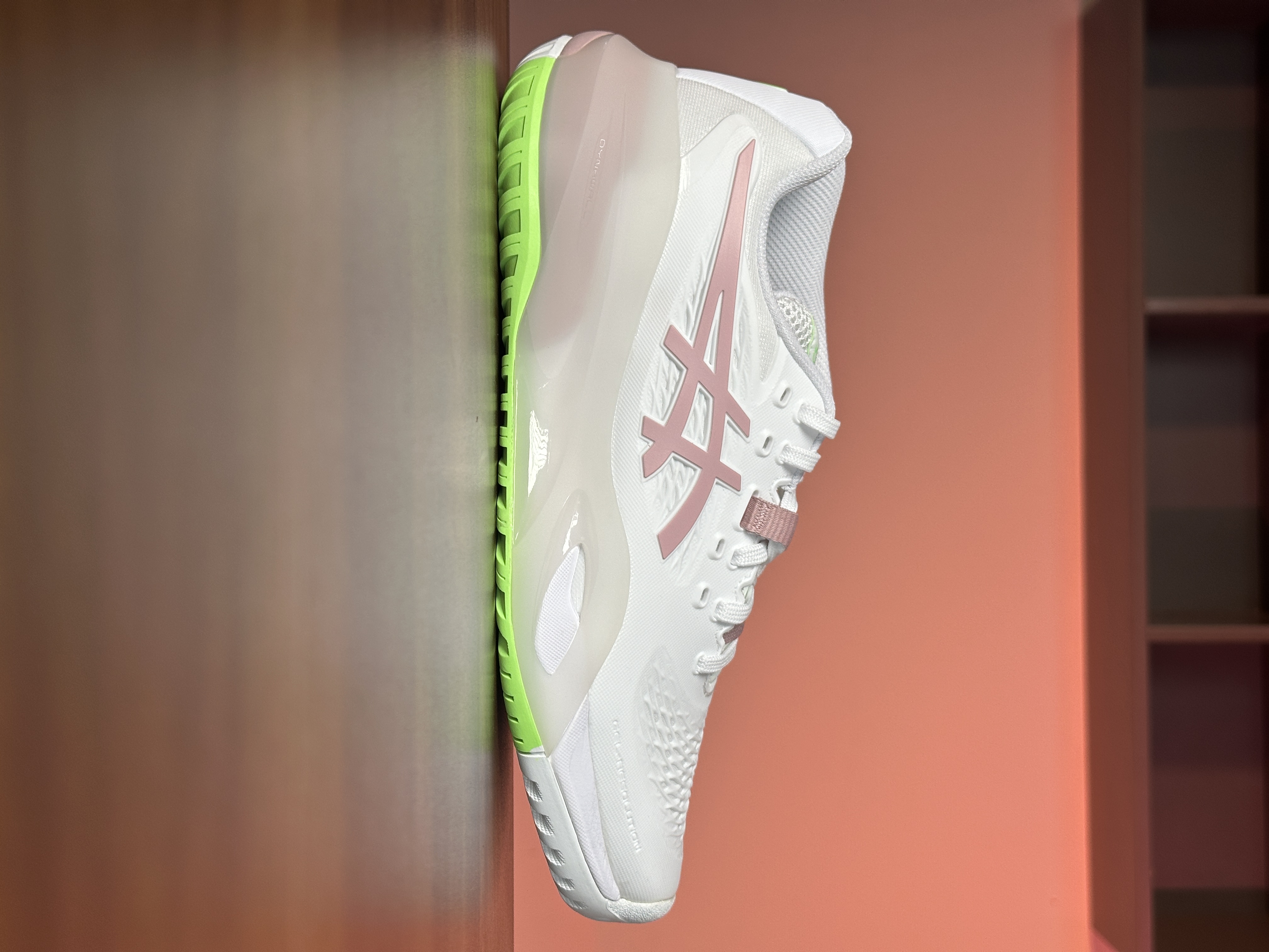 Giày Tennis/Pickleball Asics Gel Resolution X Chính Hãng - Trắng Hồng - Nhẹ - Giảm Chấn Vượt Trội - Siêu Bền