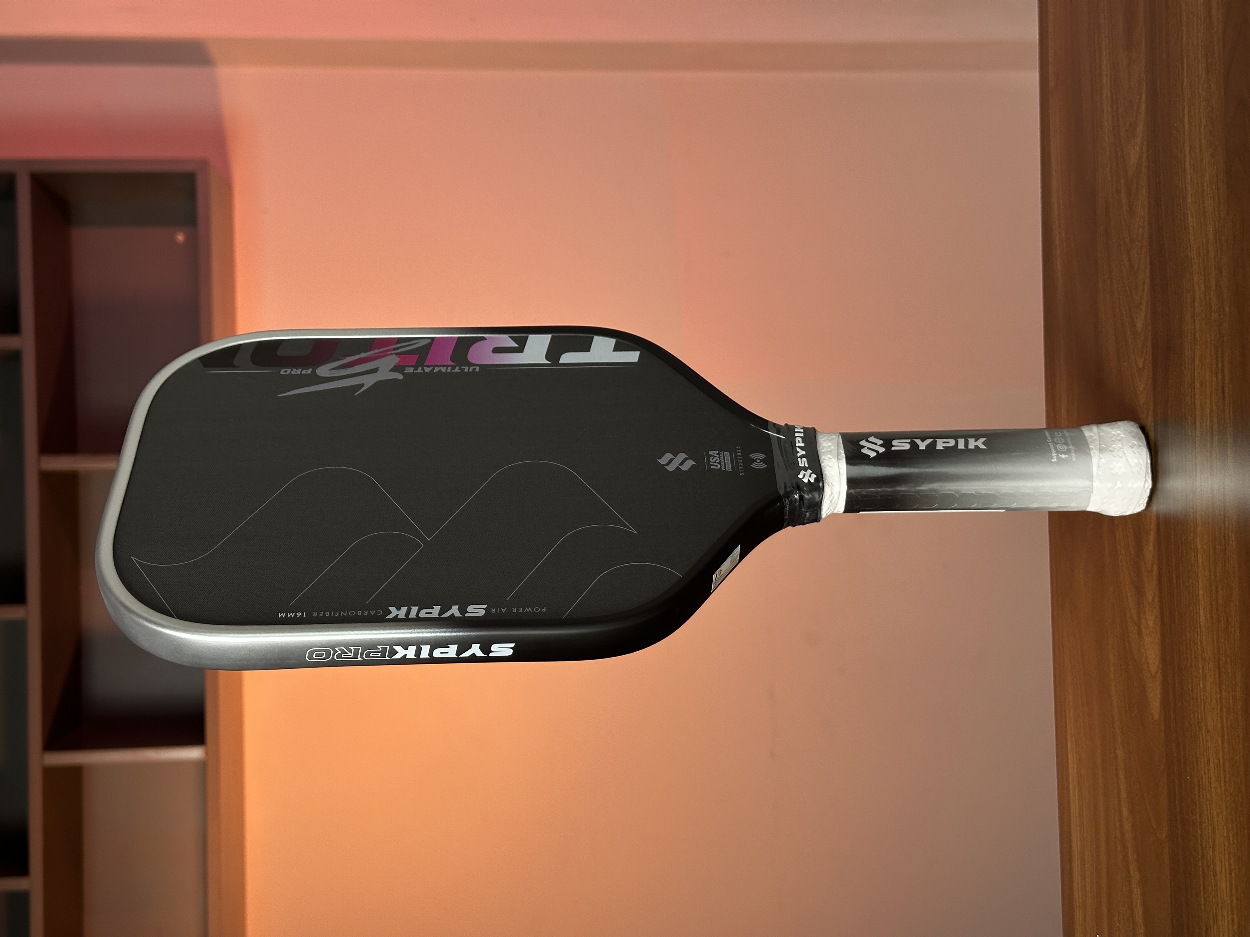 Vợt Pickleball Sypik Triton 5 Chính Hãng – Trắng - Đa Màu Sắc – Bền, Ổn Định - Mặt Carbon Siêu Nhám - Giữ Bóng Lâu- Kiểm Soát