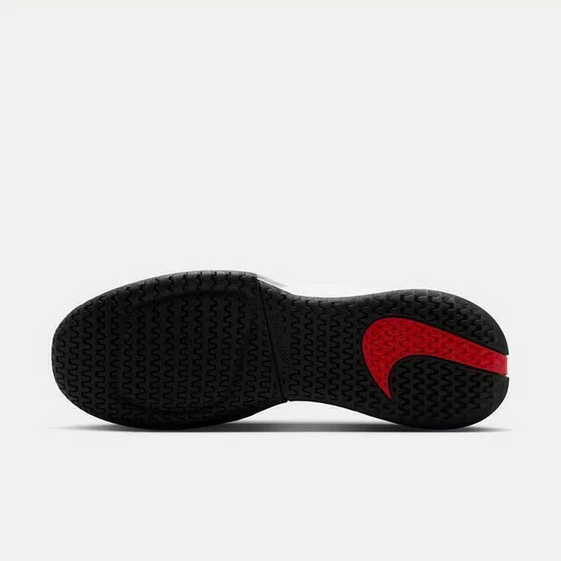 Giày Pickleball Nike Air Zoom Vapor 12 FV5552-109 Chính Hãng – Trắng Đỏ - Nhẹ, Êm, Tốc Độ Cao, Bám Sân Tốt