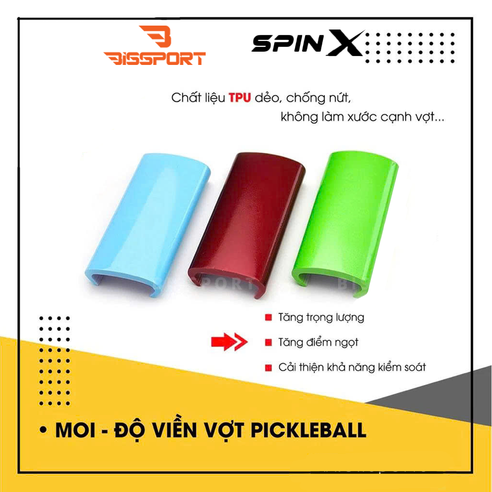 Set 2 Miếng Chì MOI Pickleball SPINX Chính Hãng – Tăng Điểm Ngọt, Tối Ưu Kiểm Soát & Sức Mạnh - Dễ Dùng - Tiện Lợi