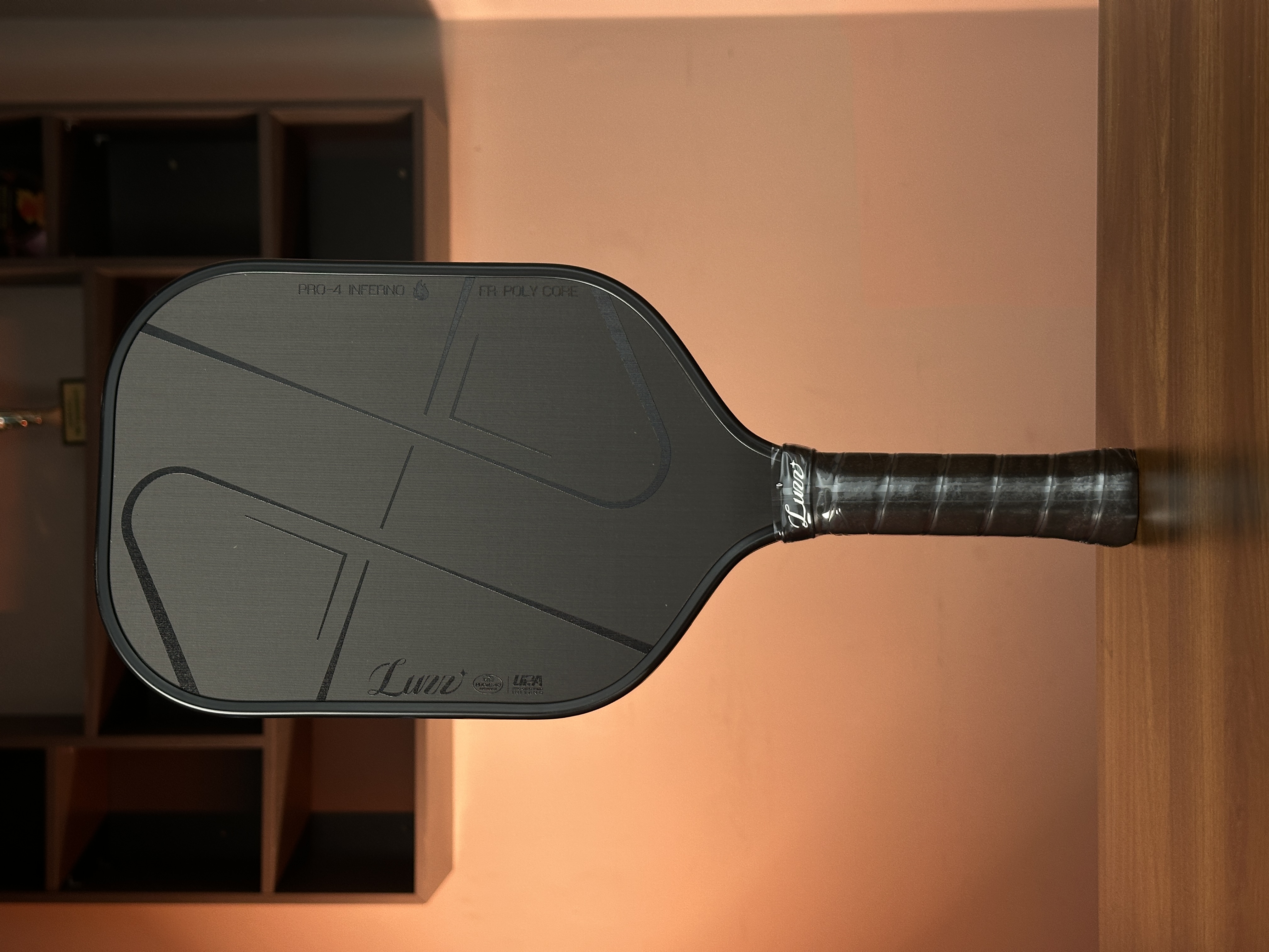 Vợt Pickleball Luzz Inferno Chính Hãng – Xanh - Sức Mạnh Bùng Nổ, Kiểm Soát Ổn Định -  Tăng Spin - Điểm Ngọt Rộng Dễ Thuần