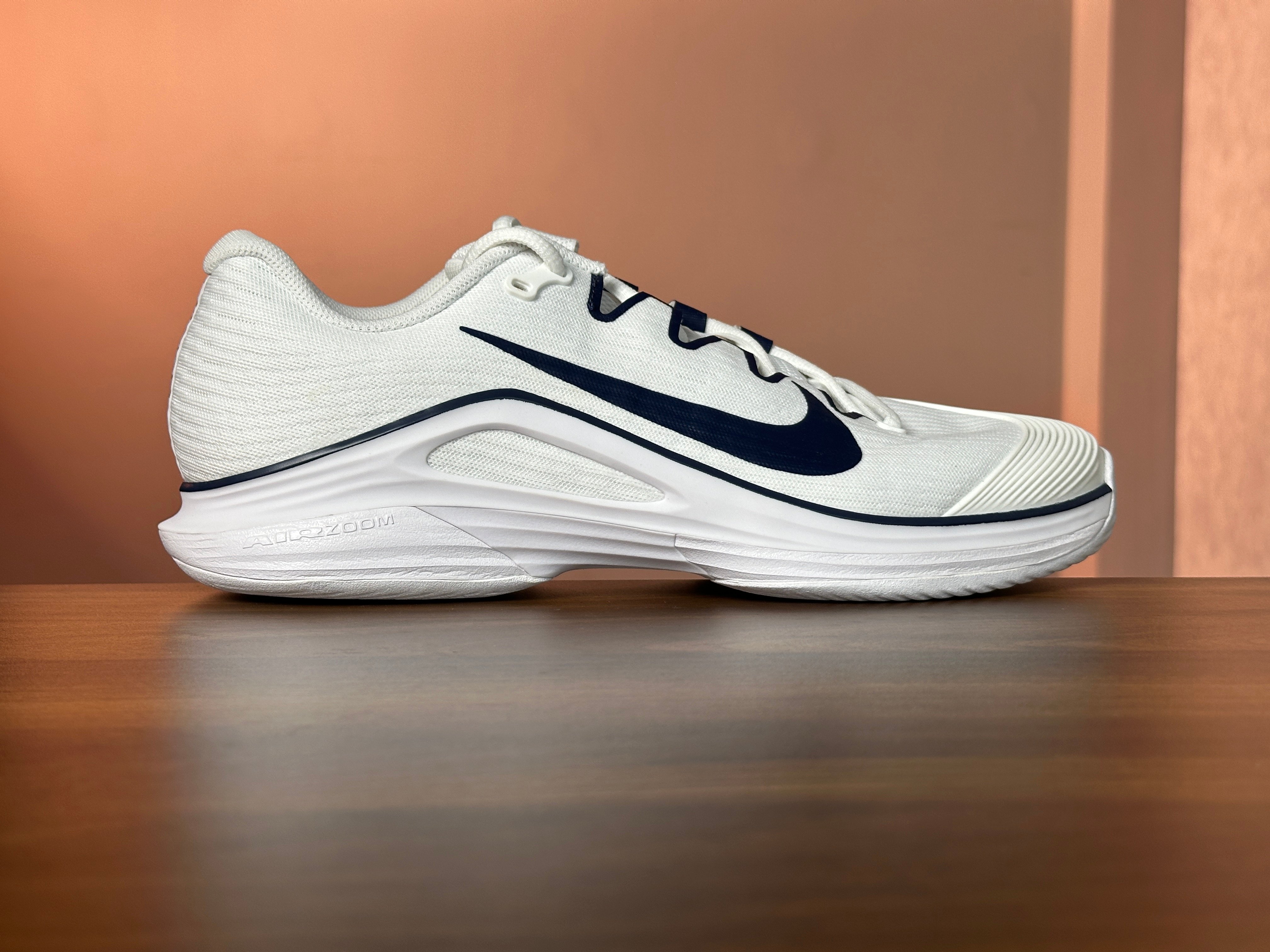 Giày Pickleball Nike Court Air Zoom Vapor 12 HC IB7168-100 Chính Hãng – Trắng Đen - Tốc Độ Cao, Êm Ái, Bám Sân Ổn Định