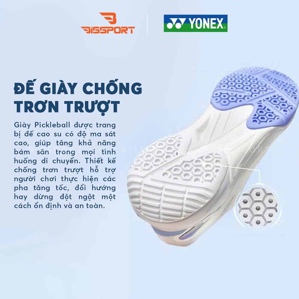 Giày Cầu Lông Yonex SHB630 Chính Hãng - Trắng Xanh Tím (552) - Nhẹ, Êm, Di Chuyển Linh Hoạt - Bền Bỉ - Ổn Định