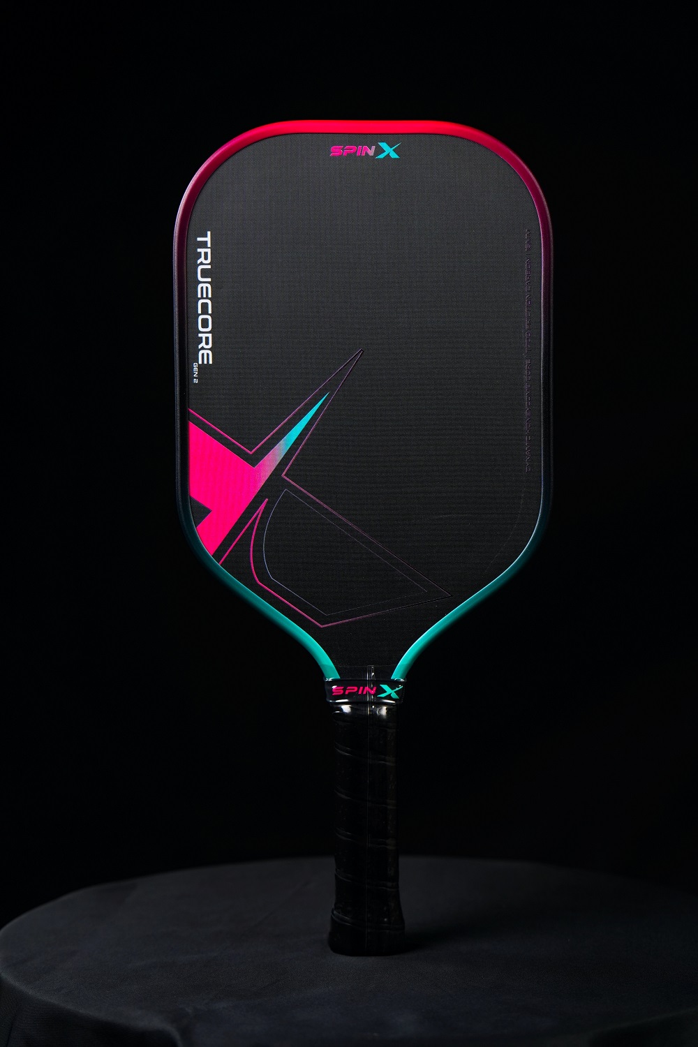 Vợt Pickleball SpinX TrueCore Gen 2 16MM Chính Hãng - Hồng Xanh - Ổn Định – Cảm Giác Bóng Rõ – Kiểm Soát - Bề Mặt T700 Carbon