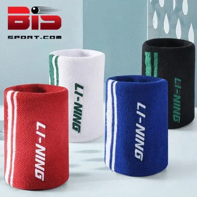 Băng Cổ Tay Chặn Mồ Hôi Lining AHWR014 - Hàng Chính Hãng - Vải Co Giãn Cực Thoải Mái, Không Gây Ngứa, Không Xù, Nhão