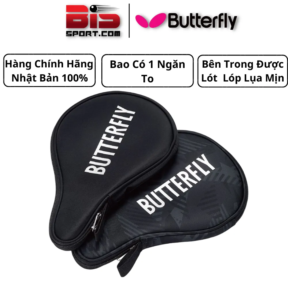 Bao Vợt Bóng Bàn Vuông Buttelry BTY - 324 - Hàng Chính Hãng 100% - Chất Liệu Cao Cấp Siêu Bền