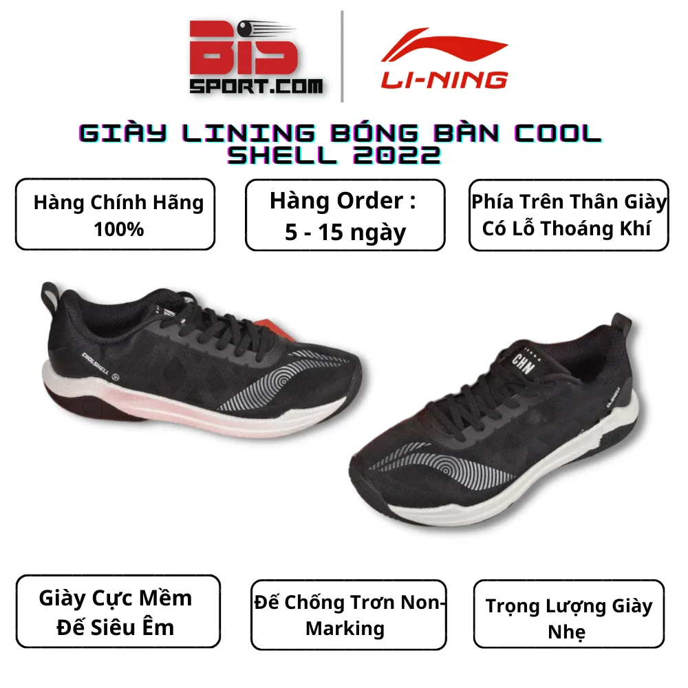 Giày Lining Bóng Bàn Cool Shell 2022