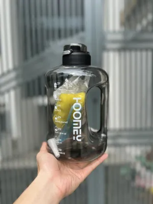 Bình Nước Thể Thao Tritan Tốt Nhất Cho Sức kHỏe - Có Nhắc Nhở Uống Nước, Tặng Ống Hút Kèm Bình & Dụng Cụ Vệ Sinh Bình