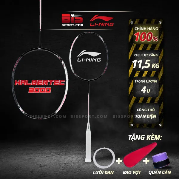 Vợt Cầu Lông Lining Halbertec 2000 Chính Hãng 