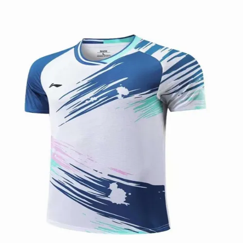 Áo Lining 553 Trắng Xanh