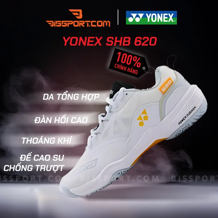 Giày Yonex SHB 620 Trắng Cam (615)