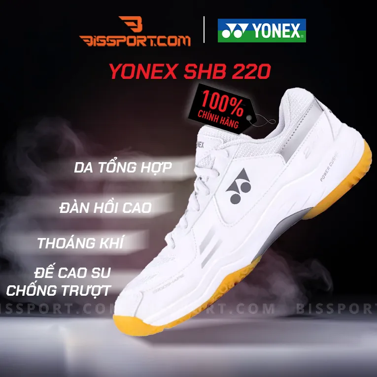 Giày Yonex SHB 220 Xám Trắng