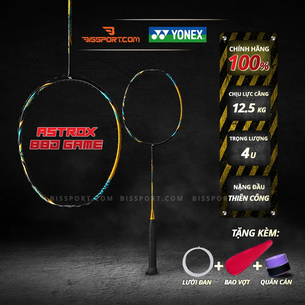 Vợt Cầu Lông Yonex 88D Game Chính Hãng - Công Mạnh Và Liên Tục, Thích Hợp Đánh Đôi, Cứng Cáp, Chống Sốc