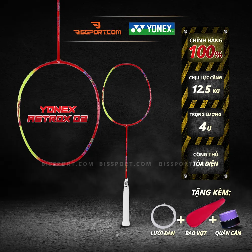 Vợt cầu lông Yonex Astrox 02 Ability Chính Hãng - Thiên Công - Trợ Lực