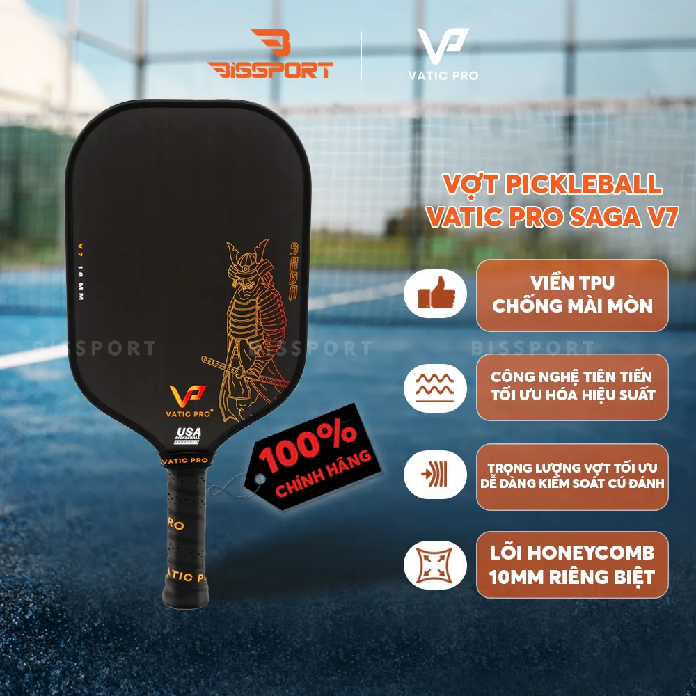 Vợt Pickleball Vatic Pro SAGA V7