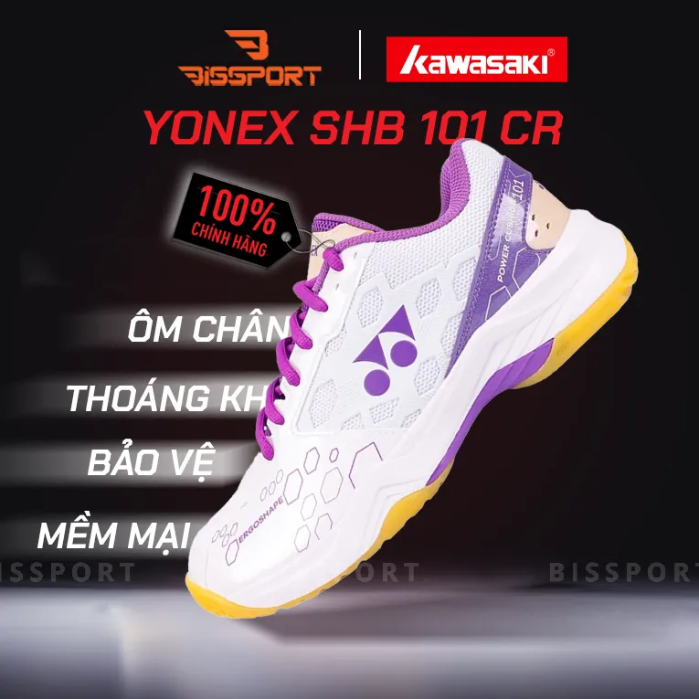 Giày Yonex SHB 101 Trắng Tím