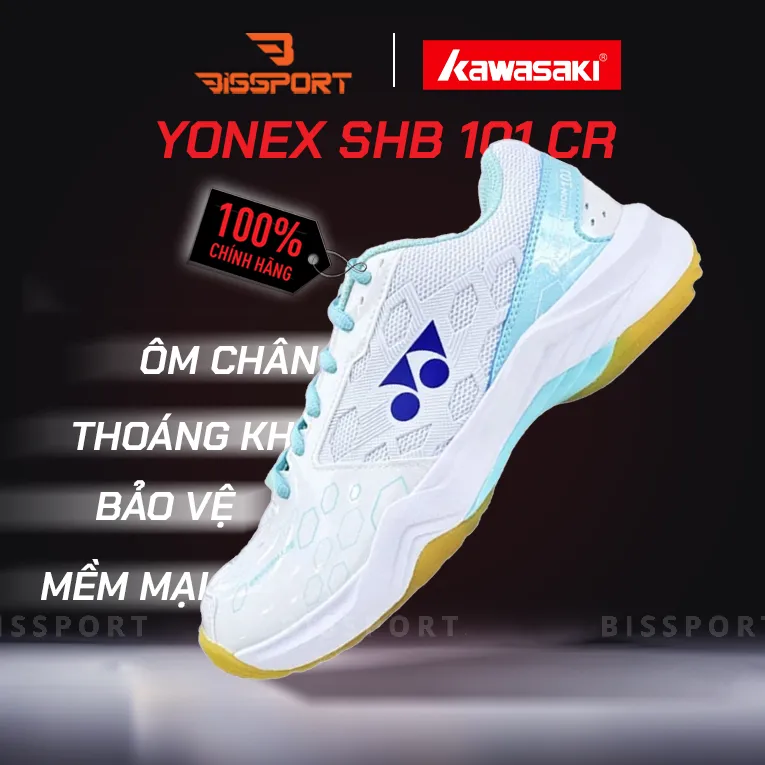 Giày Yonex SHB 101 Trắng Xanh Ngọc