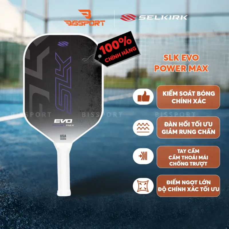 Vợt Pickleball SLK Evo Power 2.0 Max