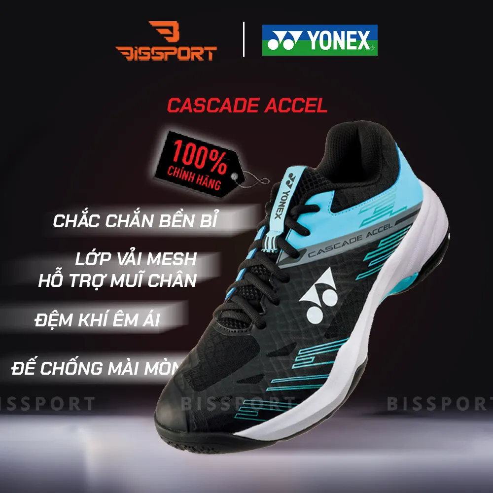Giày Yonex Cascade Accel Đen Xanh