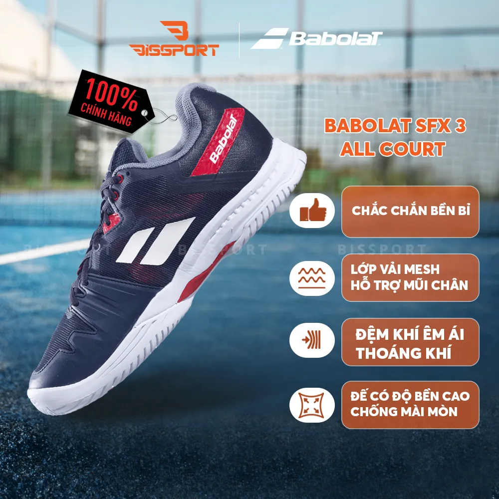 Giày Babolat SFX3 Xanh Đậm
