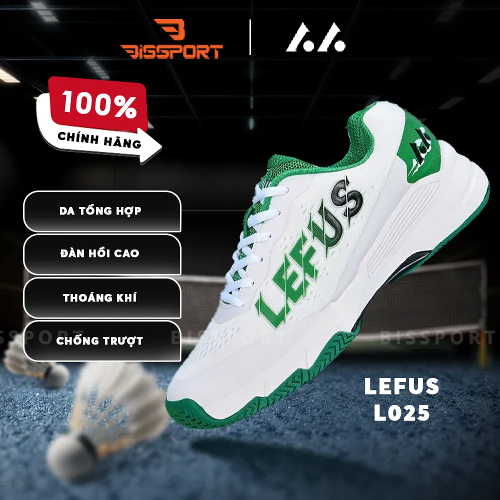 Giày Pickleball Lefus L025 Xanh Lá