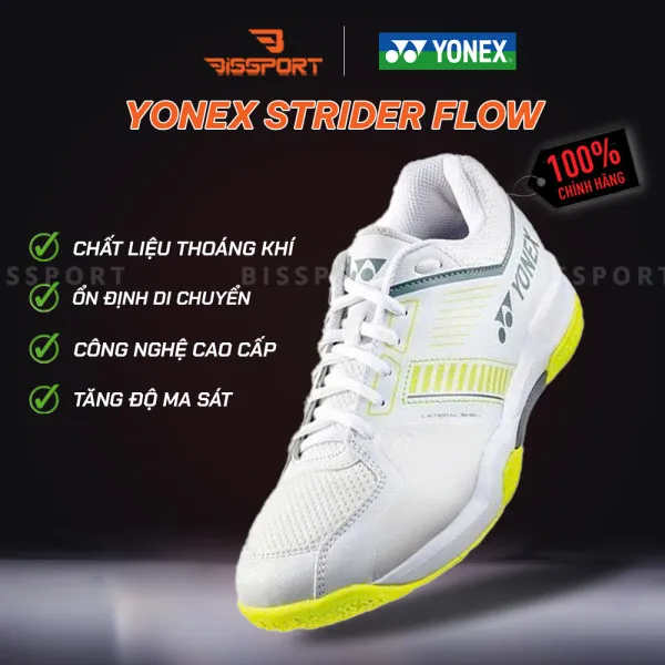 Giày Yonex Strider Flow Trắng Vàng