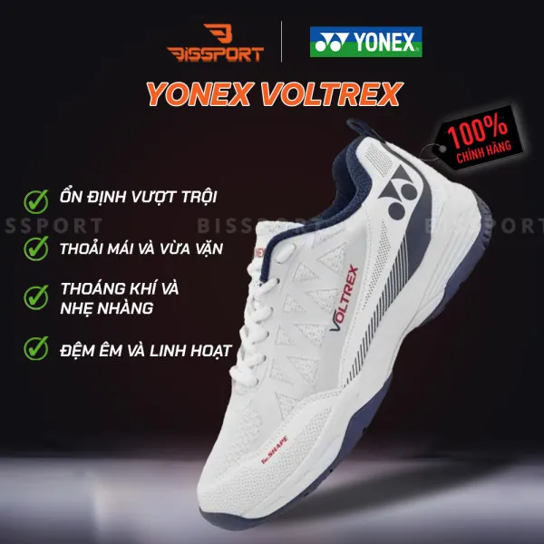 Giày Yonex Voltrex Trắng Đen