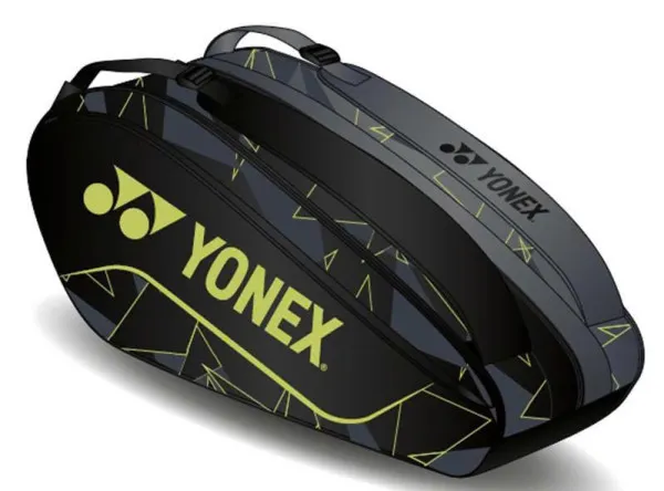 Túi Cầu Lông Yonex Ace Series Tournament Chính Hãng - Đen Vàng - Bền - Nhiều Ngăn - Chắc Chắn - Tiện Lợi - Lót Chống Thắm
