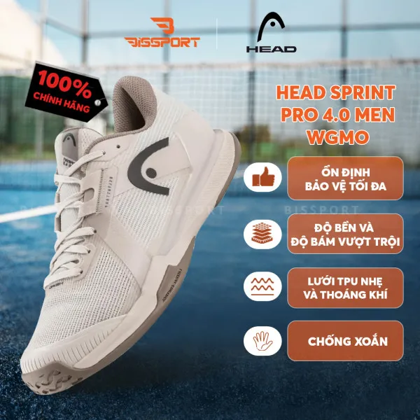 Giày Head Sprint Pro 4.0 Kem