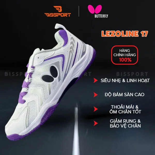 Giày Butterfly Lezoline 17 Tím