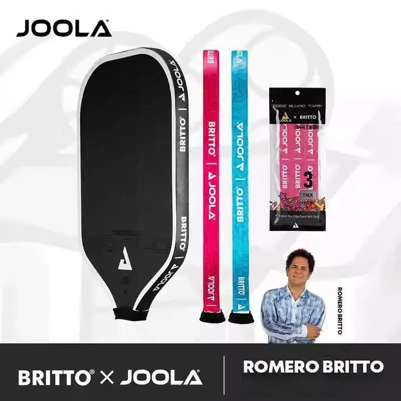 Set 3 Viền Bảo Vệ Cạnh Vợt Pickleball JOOLA x BRITTO (16MM*800MM) Chính Hãng - Chống Trầy - Bền - Không Tăng Trong Lượng