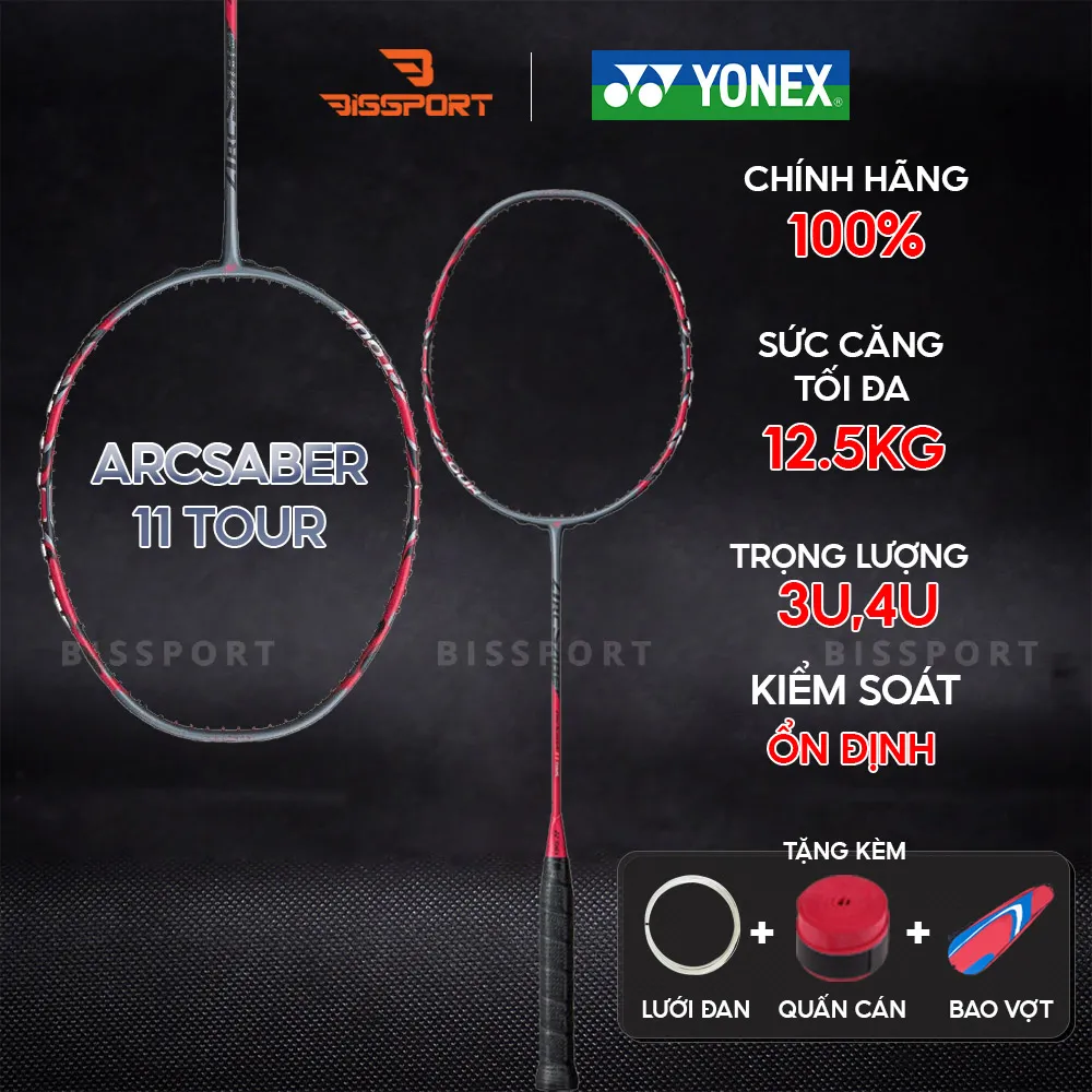 Vợt Cầu Lông Yonex Arc Saber 11 Tour Chính Hãng - Toàn Diện - Bền Bỉ - Độ Ổn Định Cao - Kiểm Soát Tốt - Phản Hồi Tốt