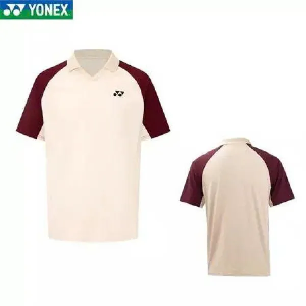 Áo Cổ Trụ Yonex 2637 Kem Nâu