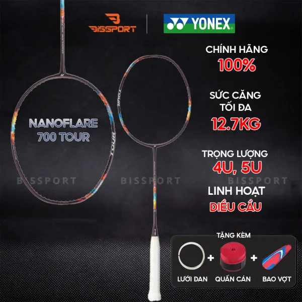 Vợt Cầu Lông Yonex Nanoflare 700 Tour Chính Hãng – 5U – Cân Bằng – Tốc Độ Linh Hoạt – Điều Cầu Chính Xác