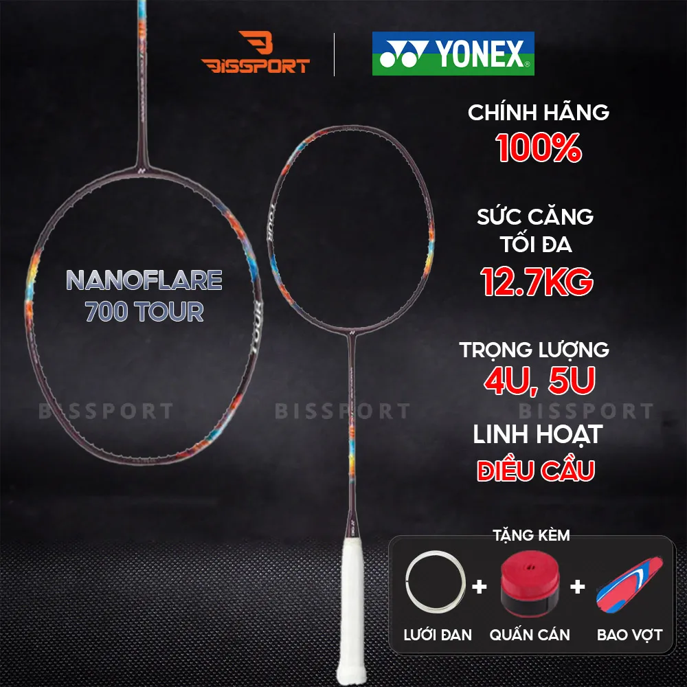 Vợt Cầu Lông Yonex Nanoflare 700 Tour Chính Hãng – 5U – Cân Bằng – Tốc Độ Linh Hoạt – Điều Cầu Chính Xác