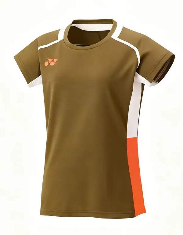 Áo Cầu Lông Yonex 2639 Nữ - Nâu Hàng Loại 1 Cao Cấp - Thoáng Khí - Co Giãn - Bền Bỉ - Form  Ổn