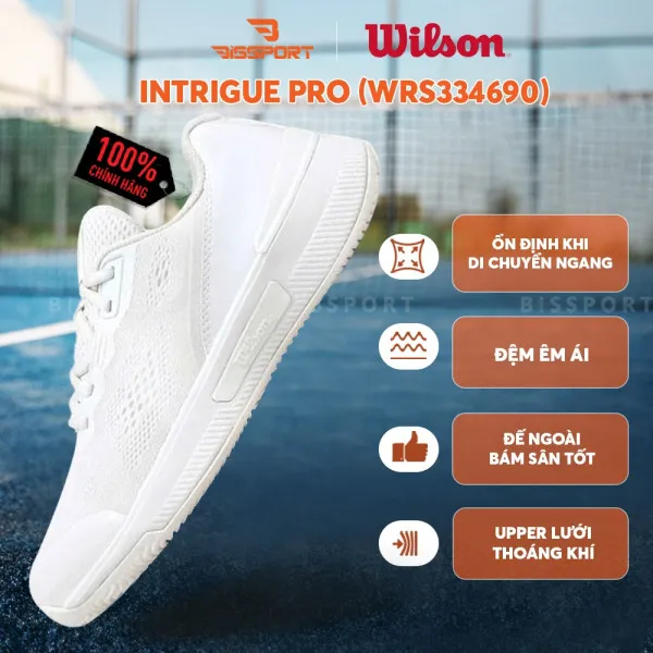 Giày Pickleball Wilson INTRIGUE PRO (WRS334690) - Trắng