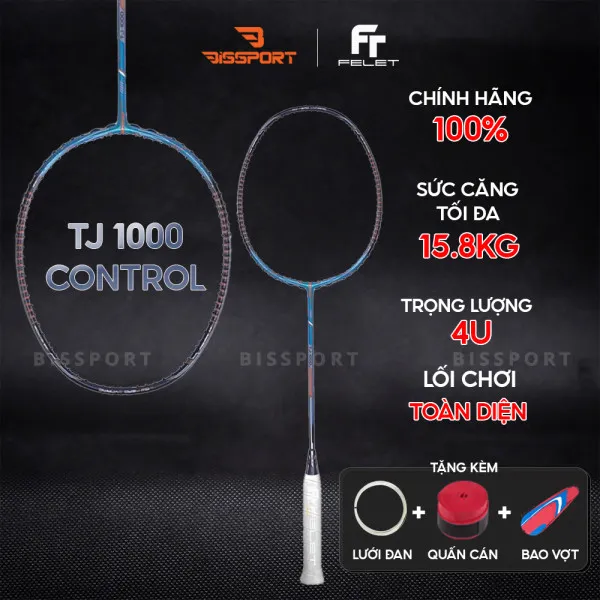 Vợt cầu lông Felet Woven TJ 1000 Control