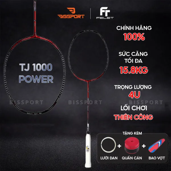 Vợt cầu lông Felet Woven TJ 1000 Power