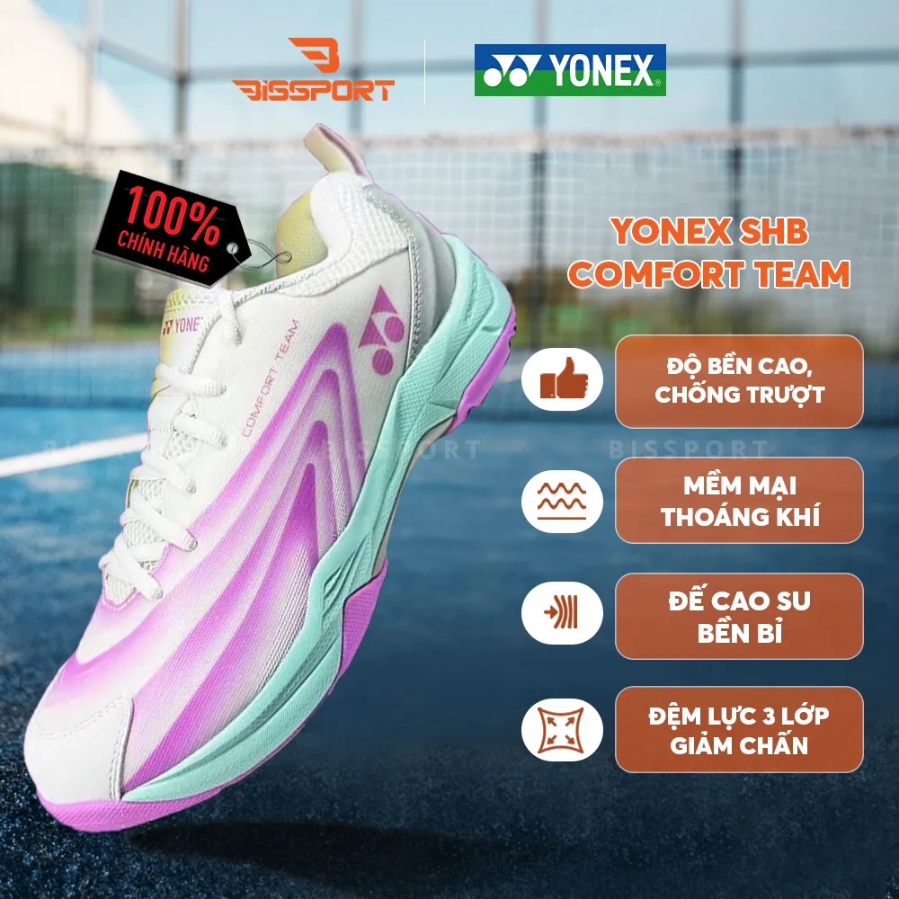 Giày cầu lông Yonex SHB COMFORT TEAM - Trắng Hồng