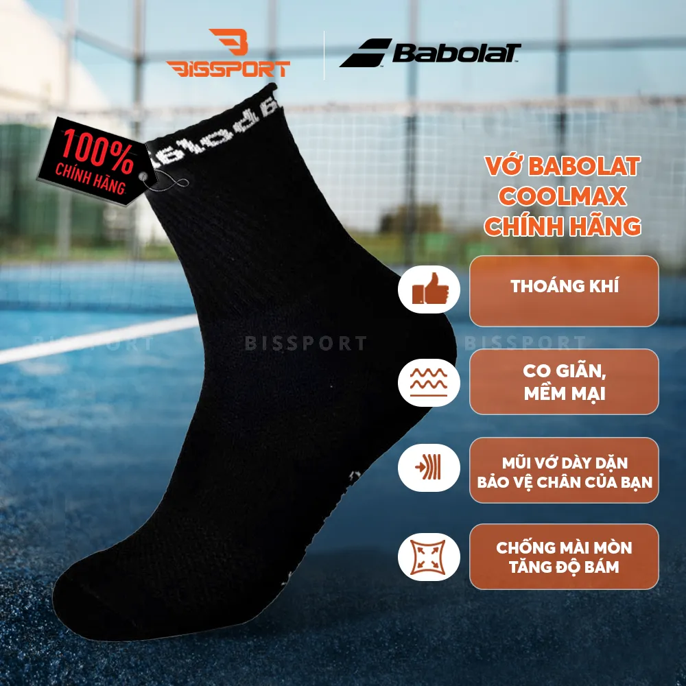 Vớ Babolat Coolmax chính hãng